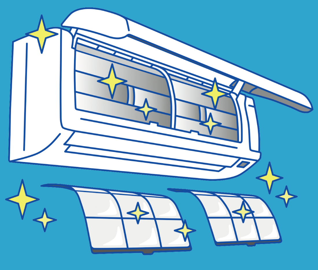 エアコンも除菌が必要です